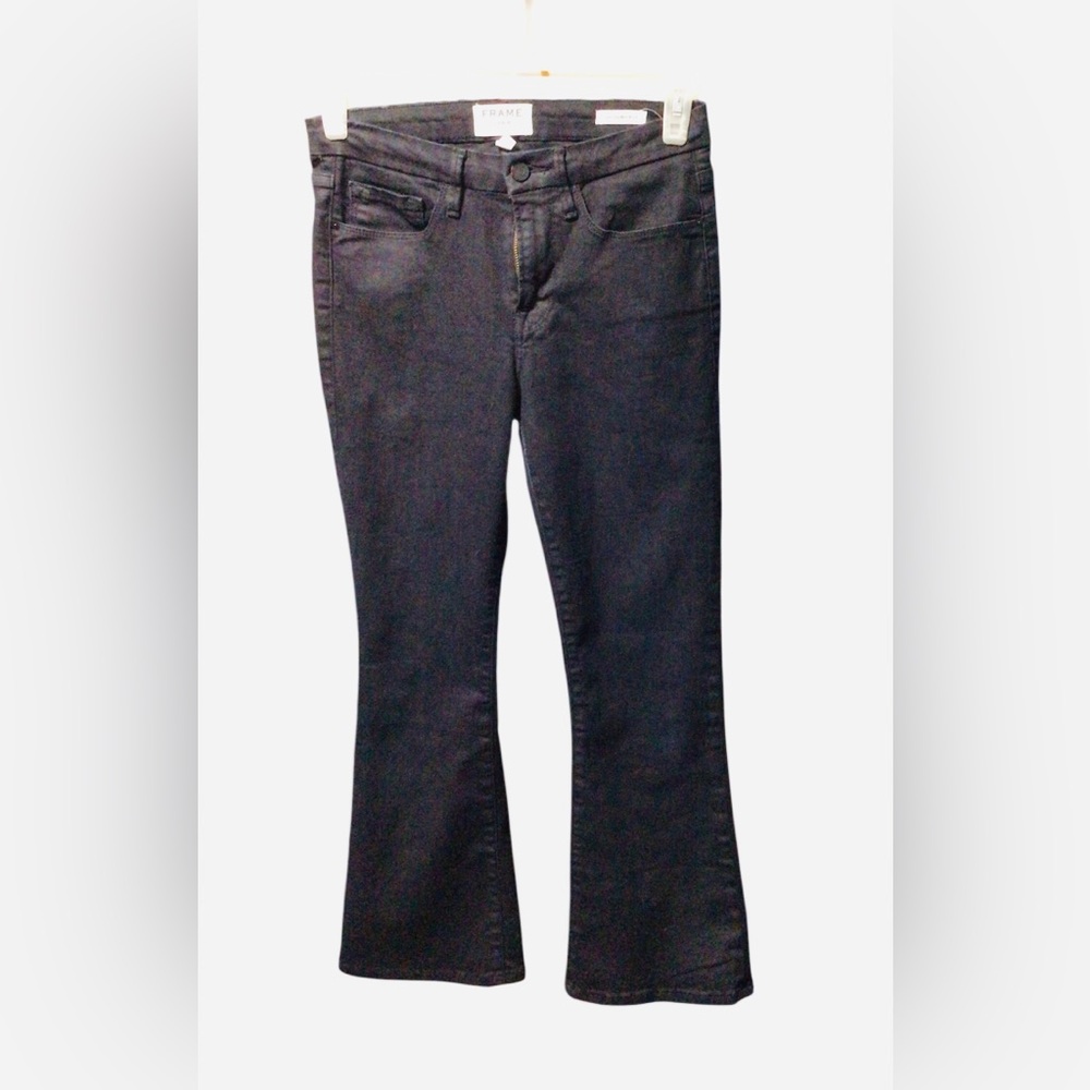 Frame Denim Women's Black Boot Cut Jeans